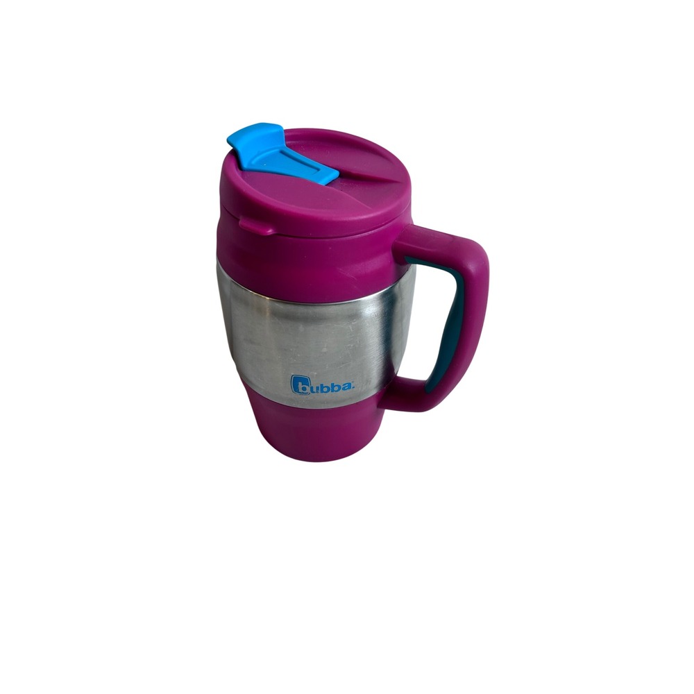 Bubba Travel Mug 34oz Pink Blue Stainless Steel Insulated Keg Handle Unisex